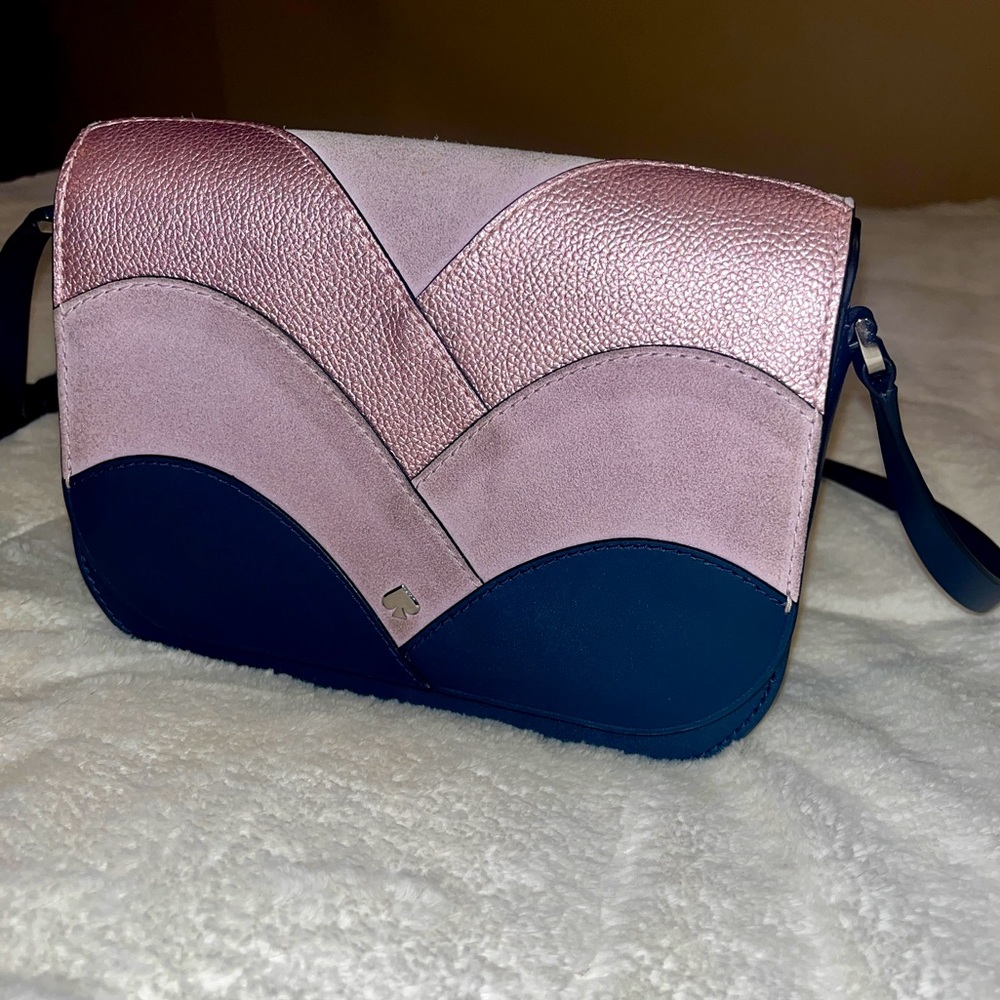 KATE SPADE PURPLE AND BLUE CROSSBODY PURSE